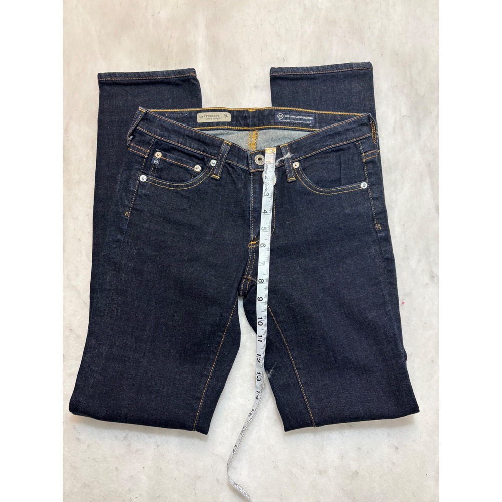 AG Adriano Goldschmied The Premiere Skinny Straight Jeans Dark Indigo 26R Mens - Picture 8 of 11